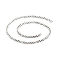 Simple Style Solid Color Titanium Steel Plating Chain Necklace 1 Piece sku image 3