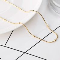Einfacher Stil Geometrisch Titan Stahl Halskette 1 Stück main image 1