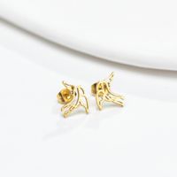 Simple Style Bird Stainless Steel Ear Studs 1 Pair main image 4