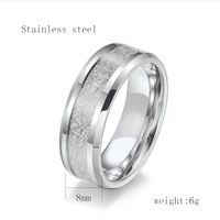 1 Piece Simple Style Solid Color Titanium Steel Enamel Unisex Rings main image 2