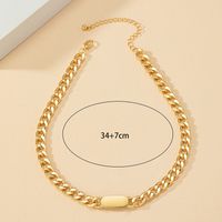 1 Piece Hip-hop Geometric Alloy Plating Women's Necklace main image 2