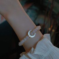 1 Stück Mode Mond Schmetterling Metall Perlen Überzug Frau Armbänder main image 4