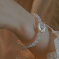 1 Piece Fashion Moon Butterfly Metal Beaded Plating Women's Bracelets main image 3