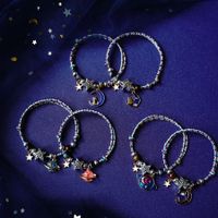 1 Pair Fashion Star Moon Alloy Handmade Unisex Bracelets main image 1