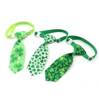 Clover Four-leaf Clover Pet Dogs Cats Bow Tie Pet Collar St. Patrick's Day Decoration main image 3