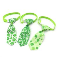 Clover Four-leaf Clover Pet Dogs Cats Bow Tie Pet Collar St. Patrick's Day Decoration main image 5
