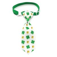Clover Four-leaf Clover Pet Dogs Cats Bow Tie Pet Collar St. Patrick's Day Decoration sku image 2