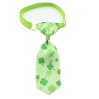 Clover Four-leaf Clover Pet Dogs Cats Bow Tie Pet Collar St. Patrick's Day Decoration sku image 7