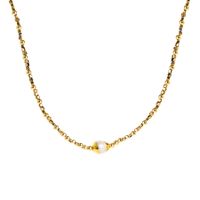 Fashion Devil's Eye Copper 18k Gold Plated Necklace In Bulk sku image 8