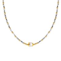 Fashion Devil's Eye Copper 18k Gold Plated Necklace In Bulk sku image 9