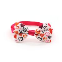 Valentine's Day Pet Cat Dog Heart Shape Bow Tie Pet Supplies Wholesale sku image 7