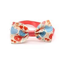 Valentine's Day Pet Cat Dog Heart Shape Bow Tie Pet Supplies Wholesale sku image 1