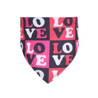 New Valentine's Day Pet's Saliva Towel Dog Cat Decorative Triangular Scarf main image 3