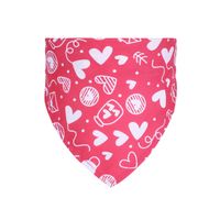 New Valentine's Day Pet's Saliva Towel Dog Cat Decorative Triangular Scarf sku image 7