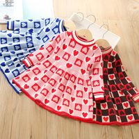 Cute Heart Shape Polyacrylonitrile Fiber Girls Dresses main image 1