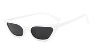 New Fashion Trendy Cat Eye Transparent Frame Sunglasses sku image 7