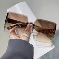 Casual Pc Square Frameless Women's Sunglasses sku image 4