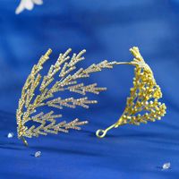 Retro Branches Alloy Inlay Rhinestones Hair Band 1 Piece main image 4