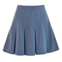 Summer Fashion Solid Color Polyester Above Knee Skirts sku image 13