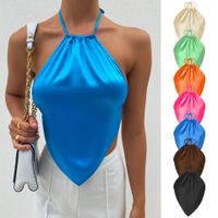 Women's Tank Top Tank Tops Backless Fashion Solid Color main image 3