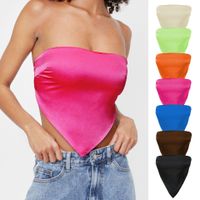 Women's Bandeau Tank Tops Backless Fashion Solid Color main image 1