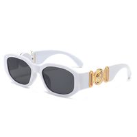 Fashion Geometric Pc Special-shaped Mirror Full Frame Women's Sunglasses main image 2