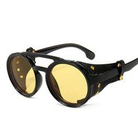 Fashion Geometric Pc Round Frame Full Frame Men's Sunglasses sku image 4