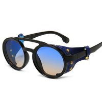 Fashion Geometric Pc Round Frame Full Frame Men's Sunglasses main image 4