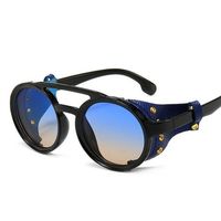 Fashion Geometric Pc Round Frame Full Frame Men's Sunglasses sku image 2