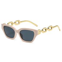 Retro Geometric Ac Cat Eye Full Frame Women's Sunglasses sku image 6