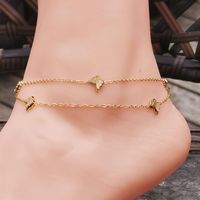 1 Piece Fashion Butterfly Stainless Steel Plating Women's Anklet main image 5