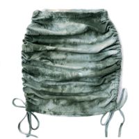 Summer Fashion Tie Dye Polyester Above Knee Skirts sku image 7