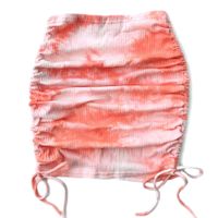 Summer Fashion Tie Dye Polyester Above Knee Skirts sku image 1