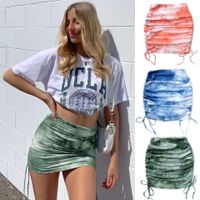 Summer Fashion Tie Dye Polyester Above Knee Skirts main image 3