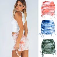 Summer Fashion Tie Dye Polyester Above Knee Skirts main image 2