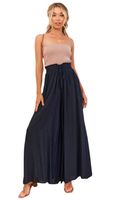 Casual Solid Color Polyester Full Length Wide Leg Pants main image 5