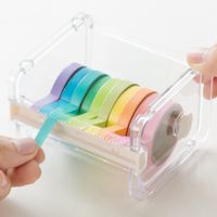 And Paper Adhesive Tape Special Creative Cutter Office Stationery Packing Hand Account Transparent Tape Base Storage Cutter Box main image 1