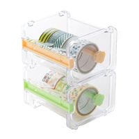 And Paper Adhesive Tape Special Creative Cutter Office Stationery Packing Hand Account Transparent Tape Base Storage Cutter Box main image 5