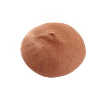 Women's Simple Style Solid Color Eaveless Beret Hat main image 5