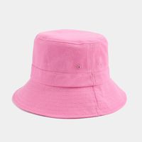 Unisex Simple Style Solid Color Flat Eaves Bucket Hat sku image 6