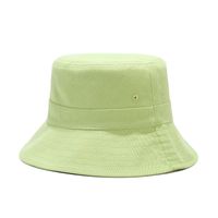Unisex Simple Style Solid Color Flat Eaves Bucket Hat sku image 10