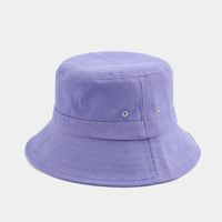 Unisex Simple Style Solid Color Flat Eaves Bucket Hat sku image 13
