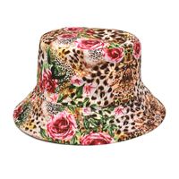 Women's Fashion Flower Printing Wide Eaves Bucket Hat sku image 99