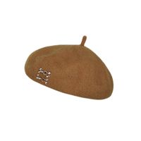 Women's Simple Style Solid Color Patchwork Eaveless Beret Hat main image 4