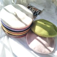 Women's Korean Style Solid Color Eaveless Beret Hat main image 2