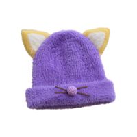 Children Unisex Cute Solid Color Patchwork Baby Hat main image 5