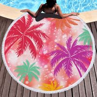 Vacation Flamingo Butterfly Beach Towels sku image 1