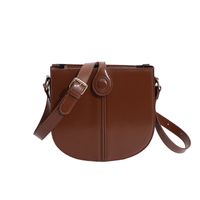 Frau Mittel Sommer Pu-leder Einfarbig Strassenmode Eimer Magnetschnalle Satteltasche main image 3