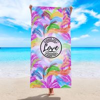 Fashion Letter Color Block Fruit Superfine Fiber Bath Towels sku image 14