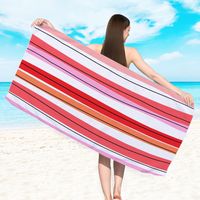 Fashion Letter Color Block Fruit Superfine Fiber Bath Towels sku image 24